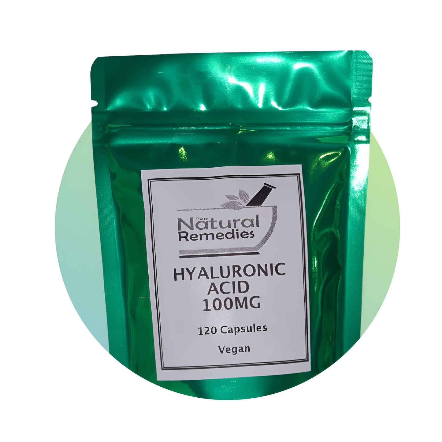 HYALURONIC ACID 100MG 120 CAPSULES vegan