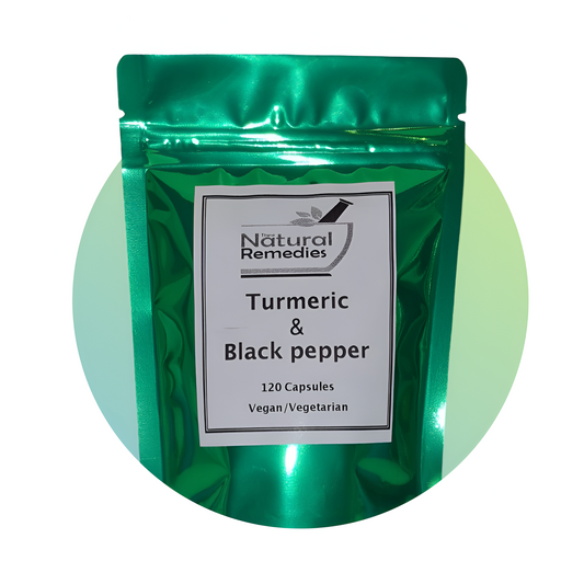 Turmeric 600mg and Black Pepper 5mg 120 Capsules